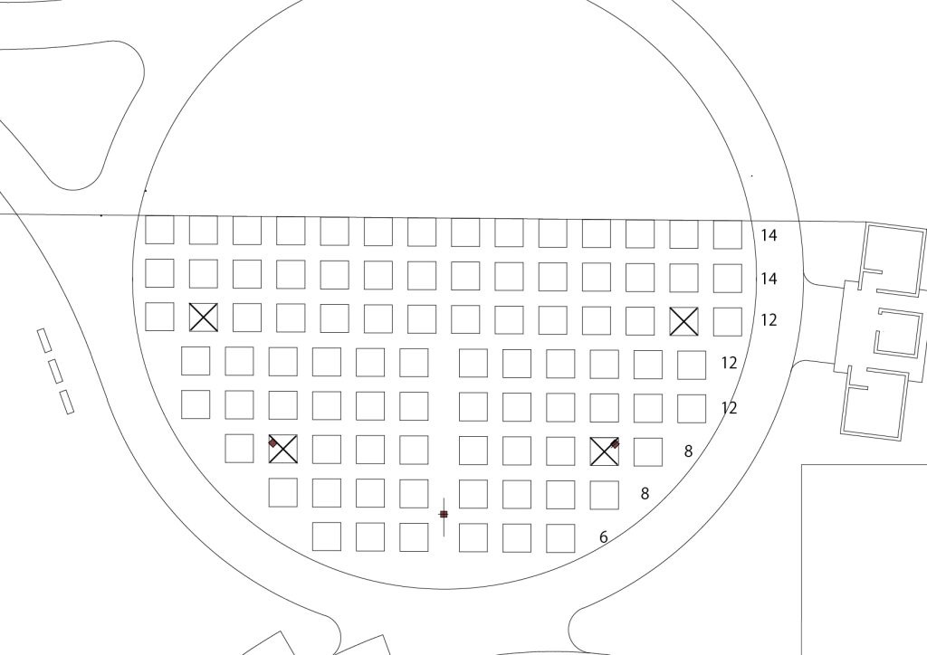 有料観覧席 サークル 座席図